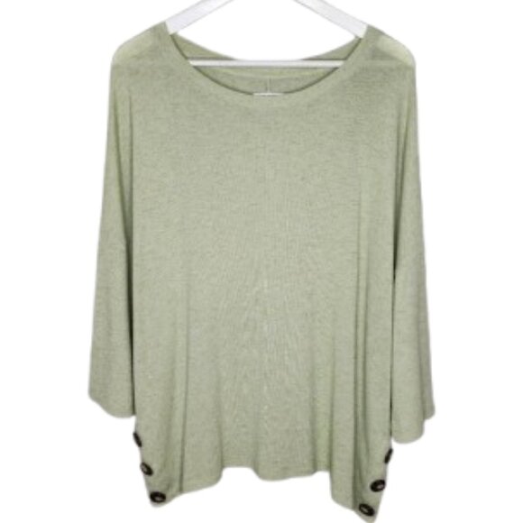 Reitmans celery green lightweight sweater - Picture 1 of 9